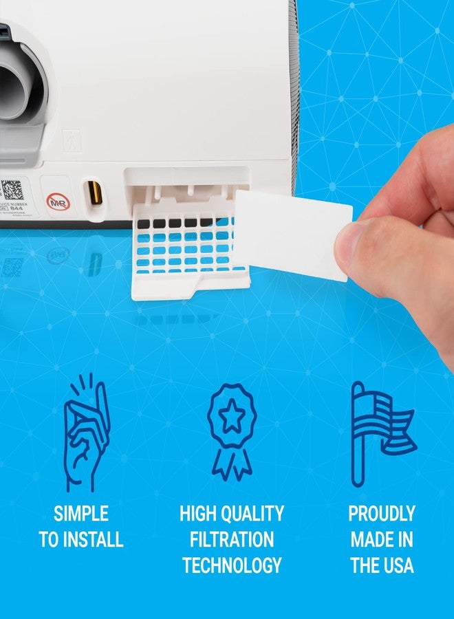 نيو ويف فلتر بديل من NUWAVE لجهاز ResMed AirSense 11، فلتر بديل لجهاز CPAP، مستلزمات CPAP، فلاتر ResMed، متوافق مع جهاز ResMed AirSense 11، رقم القطعة AIR 11، فلتر حبوب اللقاح 39300-60 قطعة في العبوة - Image 5